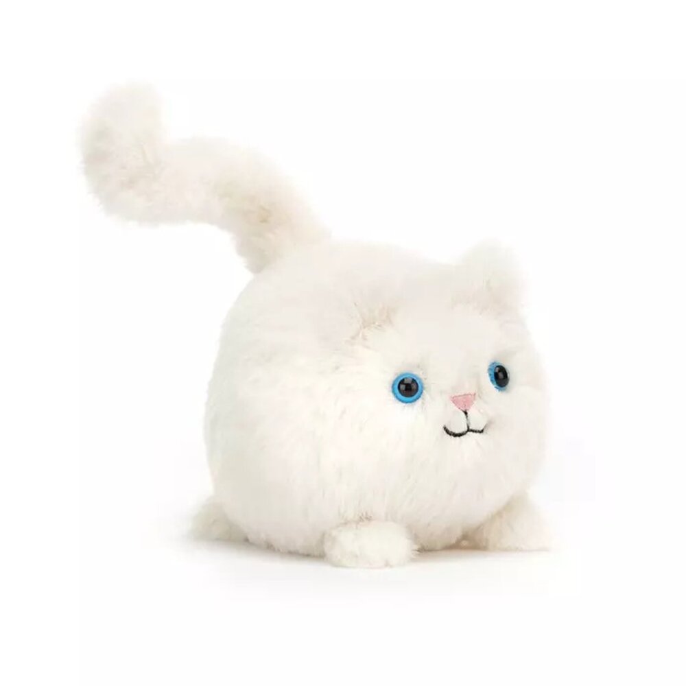 Jellycat Kittens CABOODLE Cream & Grey bundle of 2 Both Retired & Rare blue eyes - Picture 4 of 9